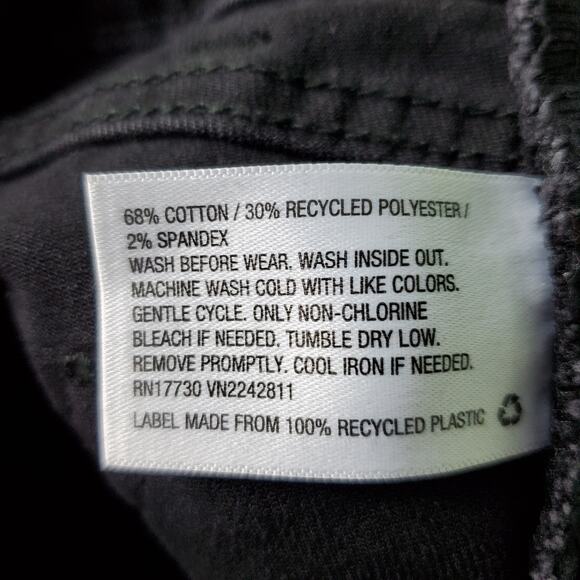 Art Class Black Frayed Raw Edge Skirt Size L 10/12 - Picture 4 of 5